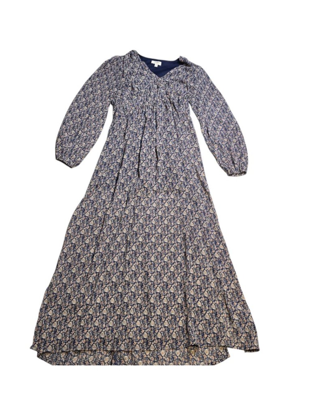 Umgee Women’s The Mindy Maxi Navy Floral Dress S - Picture 3 of 12